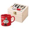 MOOMIN Mug with Wooden Box 350ml (Little My, Red)