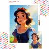 Snow White Diamond Painting Mosaic Painting Art Kit Handmade DIY Home Decor