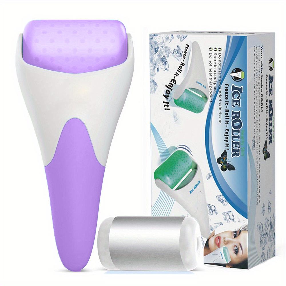 Skin Cool Ice Roller Massager Stainless Steel Ice RollerFacial Massage Relaxation Tool Skin Care Beauty Lifting Facial Roller