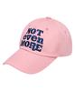 Nasibeunmoeo Point Line Ball Cap Pink
