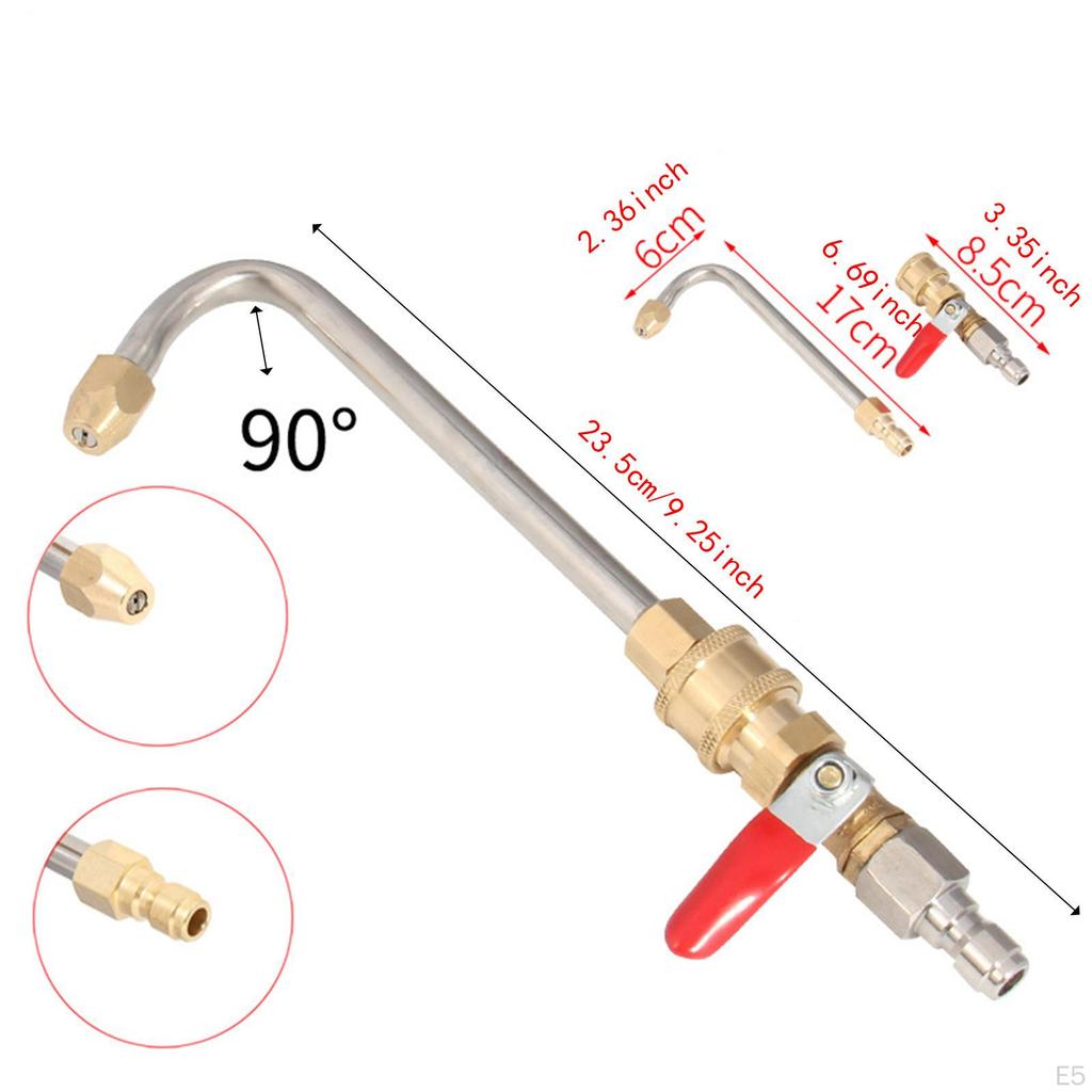 1/4 Quick Connect Washer Lance Pressure Extension Attachment Accessories
