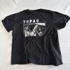 2Pac Graphic T-Shirt Mens XL Black Short Sleeve Bravado Rap Tee Unisex T-Shirt