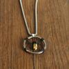 Cyberpunk 2077 Long Chain Necklace With Alloy Bullet Head Pendant For Fashion And Wear Casual