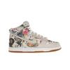 X Supreme Sb Dunk High Qs Rammellzee White