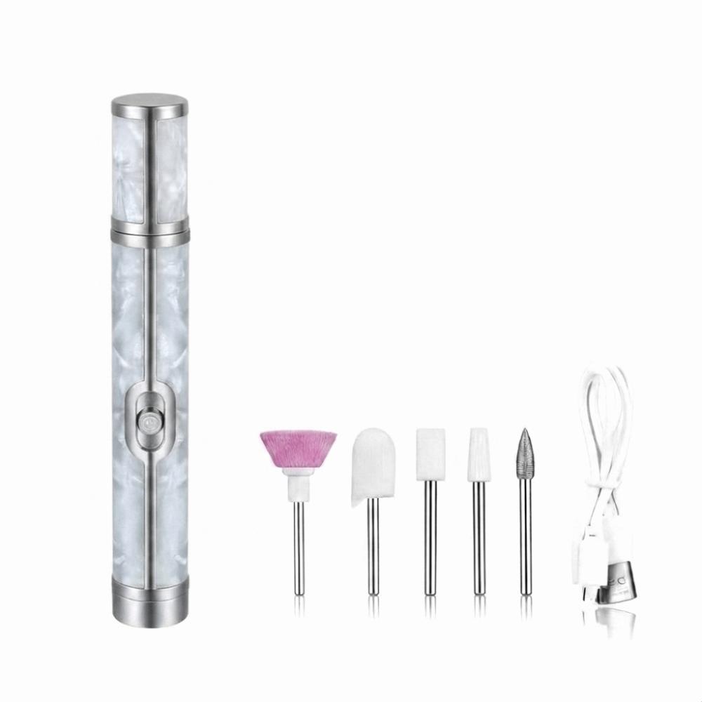 Rechargeable Nail Drill Bits Set Cordless Nail Polishing Machine Nail File Machine Nail Salon