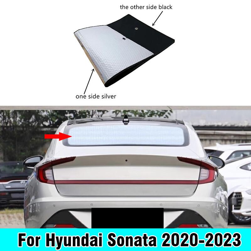 For Hyundai Sonata -23 Rear Windshield Privacy Thick Interior Sunshade Cover