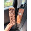 Cute Plain Car Seatbelt Shoulder Pad Creative Car-Mounted Comfortable Anti-Strangling Shoulder Strap Cartoon Car Seatbelt
