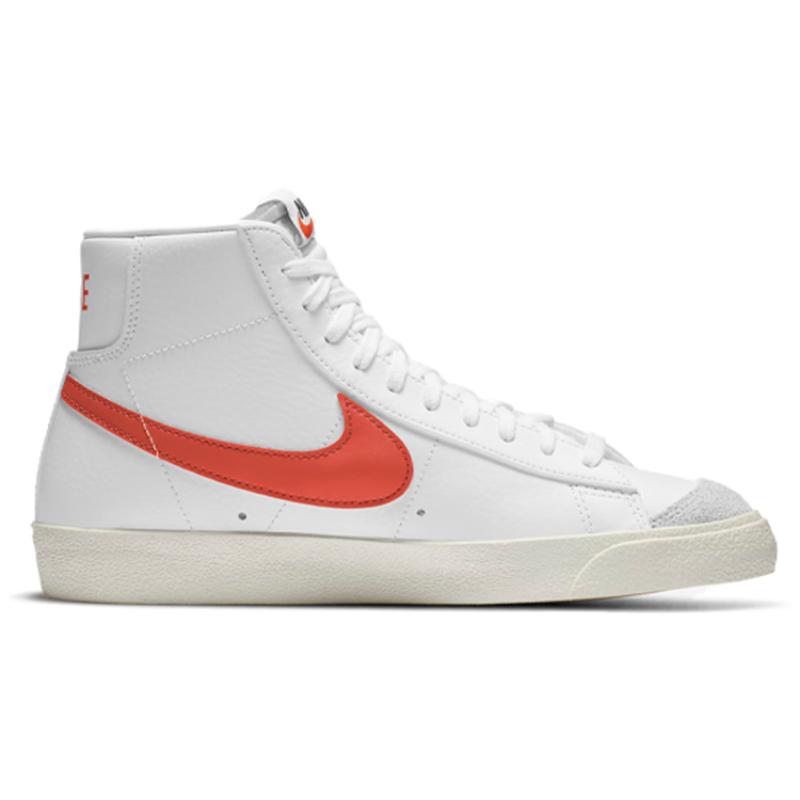 Nike Blazer Mid 77 Vintage White Mantra Orange Sneakers Skateboard Shoes BQ6806-110