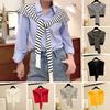 Lightweight Shoulder Protection Scarf Thin Fake Collar Warm Shoulder Wrap  Female Blouse