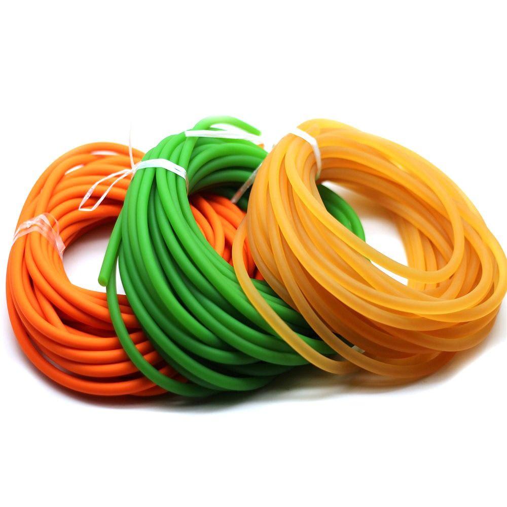 2025 2/2.2mm Fishing Elastic Band Solid Rubber 10m Tied Line Rope Strapping Tennis Lost rope Band Rope