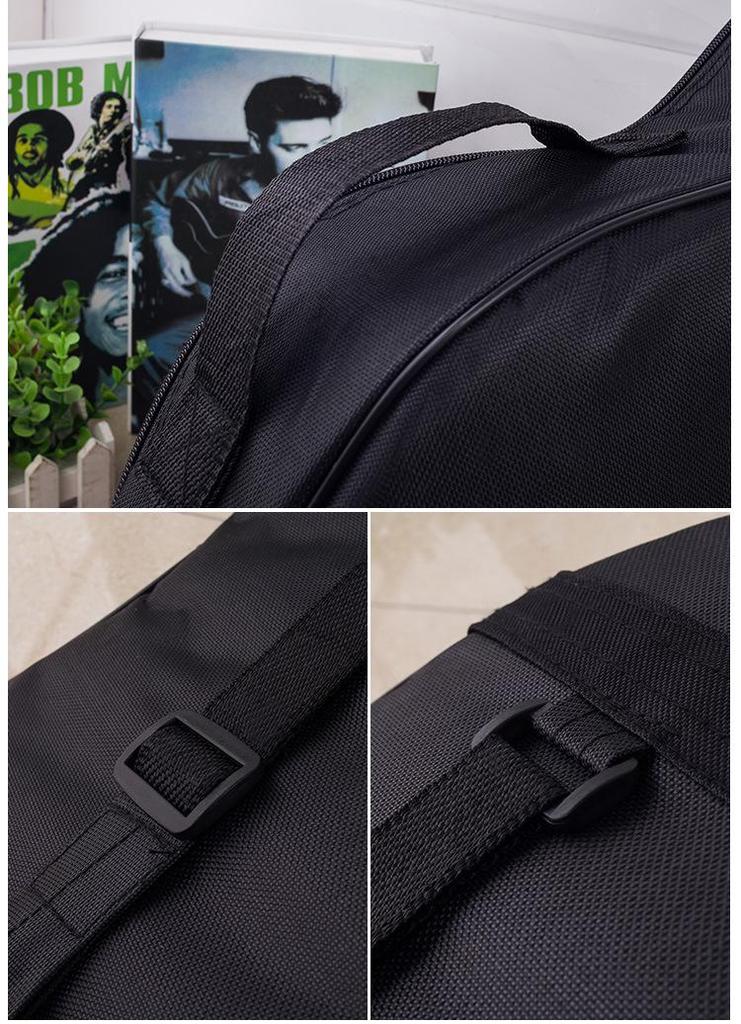Thick Padded Waterproof Folk Guitar Backpack, Fits 40/41 Inch, Double Shoulder Straps