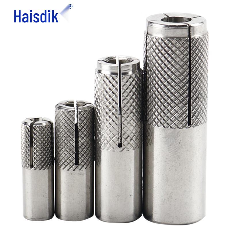 Haishidike 304 Stainless Steel Internal Thread Drop-in Anchor M10