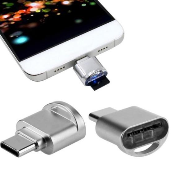 USB 3.1 Type-C TF Micro Security Digital Card Reader OTG Adapter for Huawei OPPO