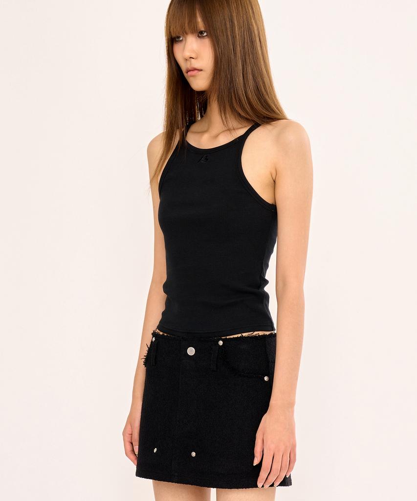 FANYOUNG High Tank Top Black