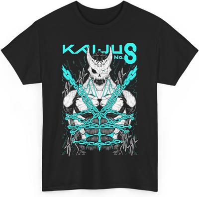 Kaiju No 8 Shirt Japanese Monster Kaijuu T-Shirt Anime Manga Merch Casual Short Sleeved T Shirt Tee