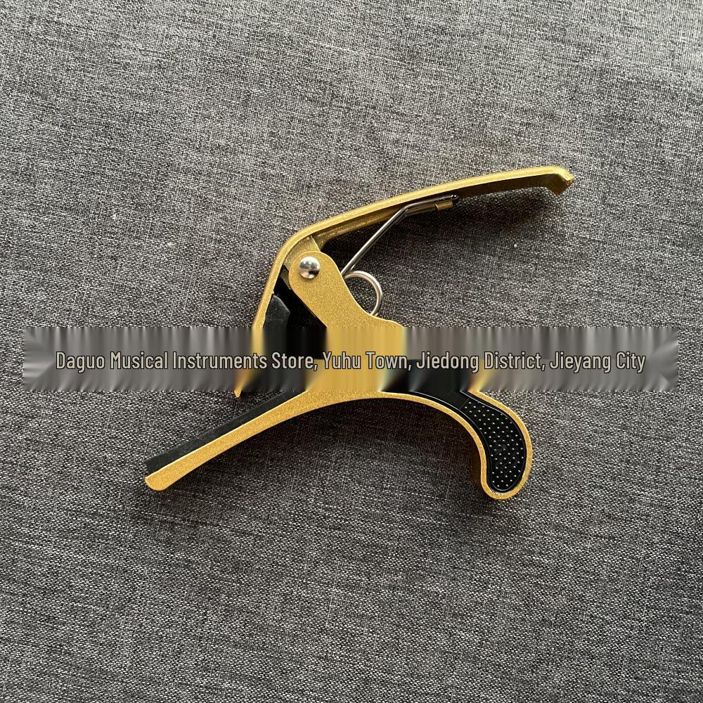Enhanced Metal Capo for Electric, Acoustic, Classical Guitars & Ukulele