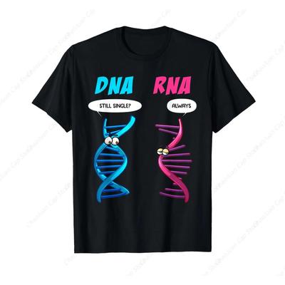Funny DNA RNA Design Men Women Biology Genetics Biologist T-Shirt