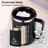 Leakproof Travel Coffee Mug With Lid Handle Thermal Flask Insulated Tea Cup