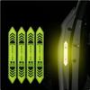 4Pcs Reflective Open Warning Stickers for Car Door, Night Visibility Auto Safety Prompt Decals