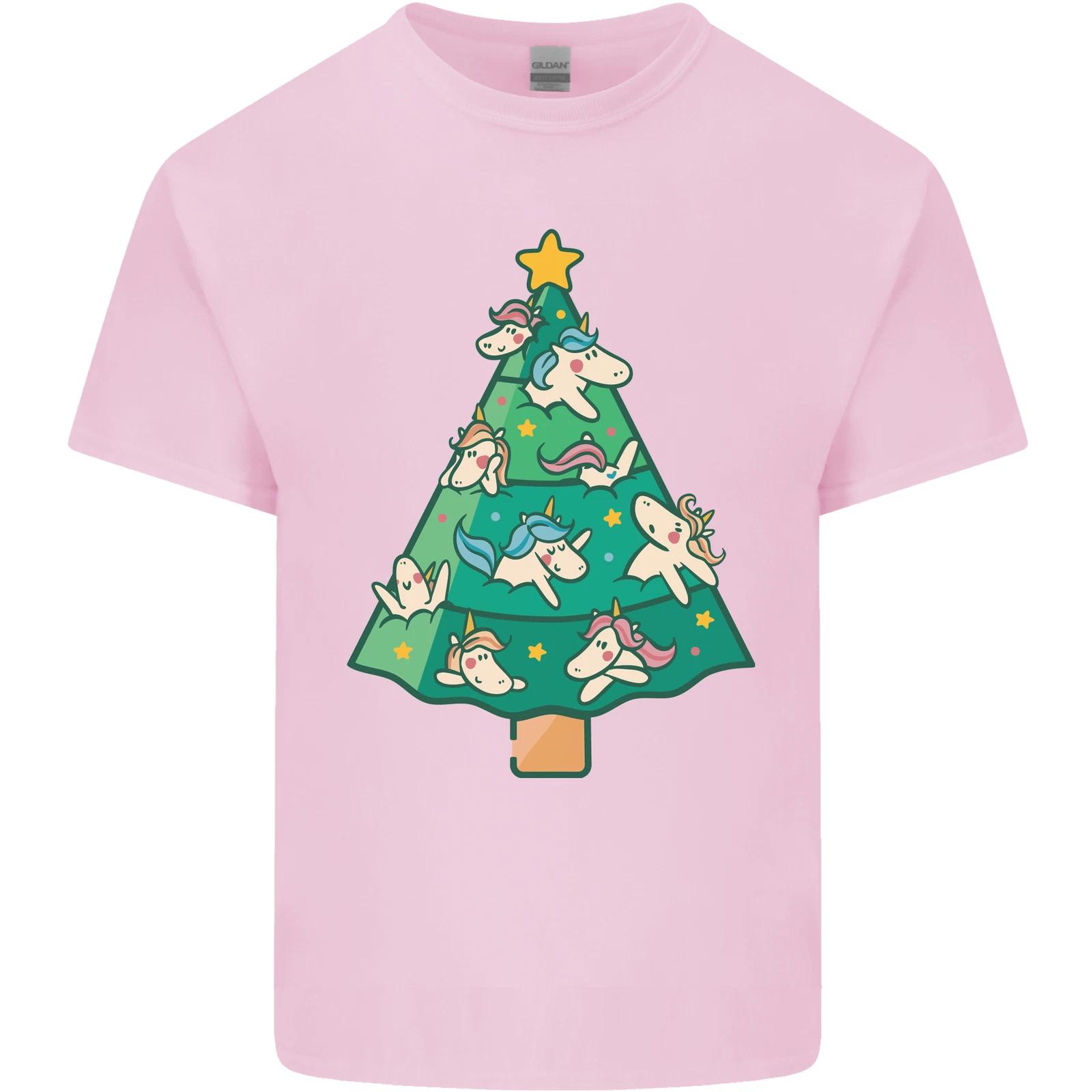 Unicorn Christmas Tree Xmas Kids T-Shirt Childrens 3XL