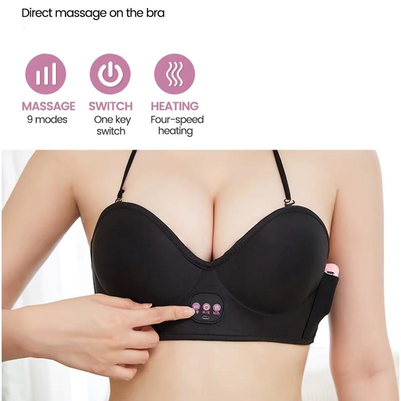 Home Wireless Brustvergrößerung Vibrationsmassagegerät USB Elektrisches Wachstums-Pflegeinstrument BH Vergrößerung Brustmassagegerät