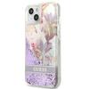 Guess Guhcp13Slflsu Iphone 13 Mini 5,4 Fioletowy/Purple Hardcase Flower Liquid Glitter