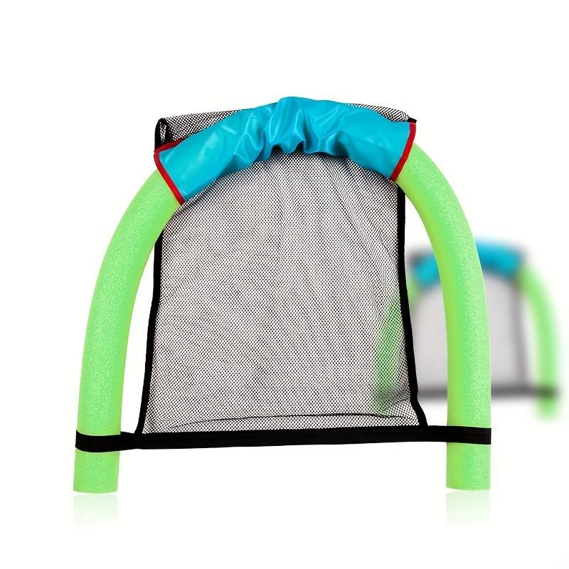 Water Floating Lounge Chair Pool Float Mesh Seat with Foam Tube Frame Durable Lightweight for Relaxing on Water 6 5x150cm