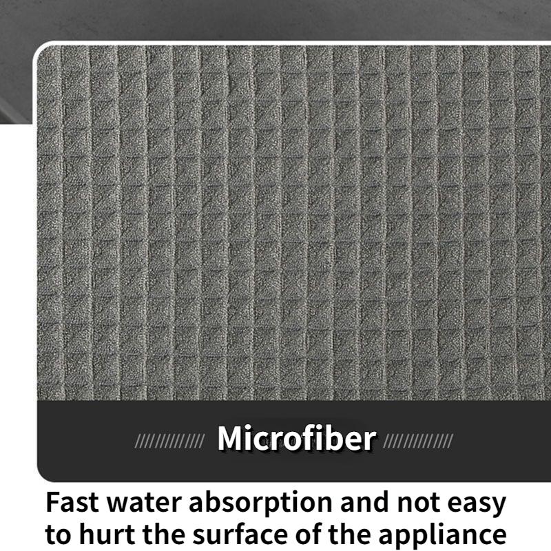 Waffle Rag Kitchen Dish Cloth Absorbent Non-linting Rag Household Thickened Cleaning Cloth Dish Cloth Hand Towel