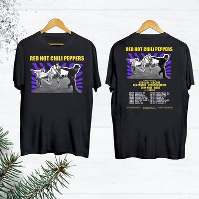 Red Hot Chili Peppers 2024 Tour T-Shirt, Red Hot Chili Peppers Band Shirt, RHCP