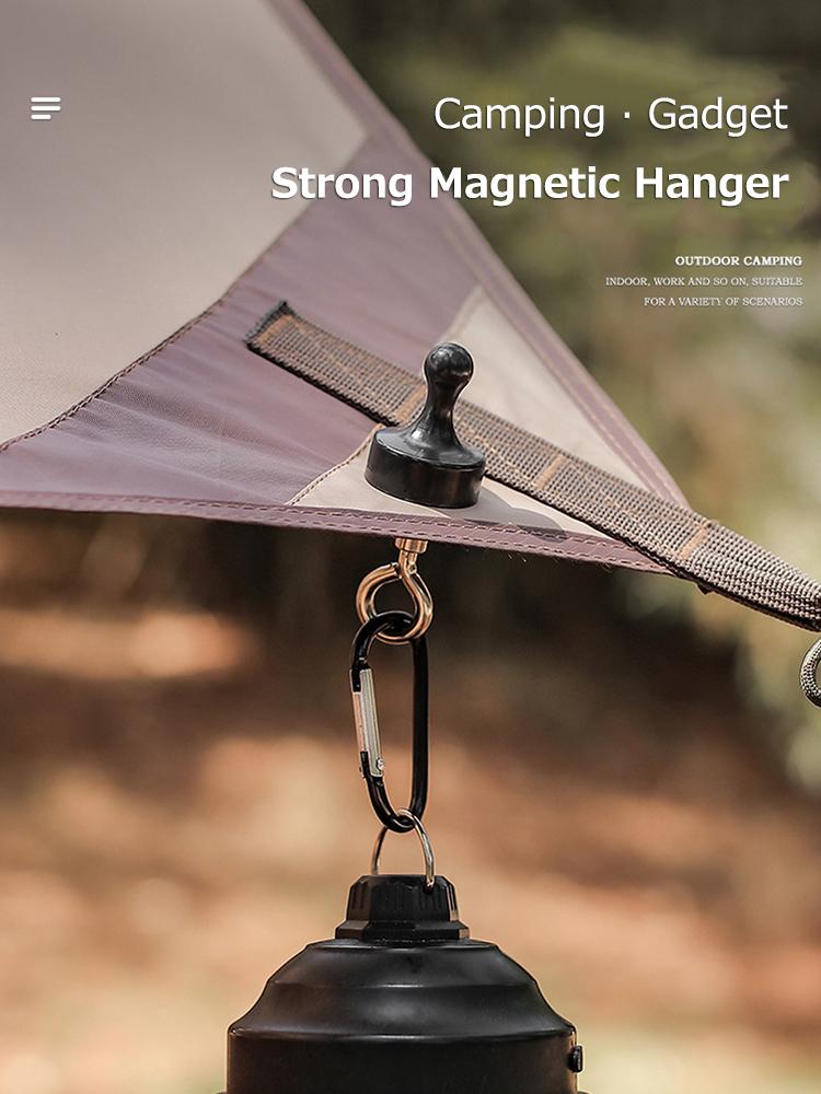 Magnetic Lanyard Clip Pulling Force Mini Magnetic Hooks Heavy Duty Multipurpose for Hiking Camping Climbing Picnic