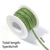 5Yards/Lot 4mm Glass Rhinestones Rope Round Tube Glitter Diamond Cord For DIY Jewelry Making Headwear Shoelace Decoration