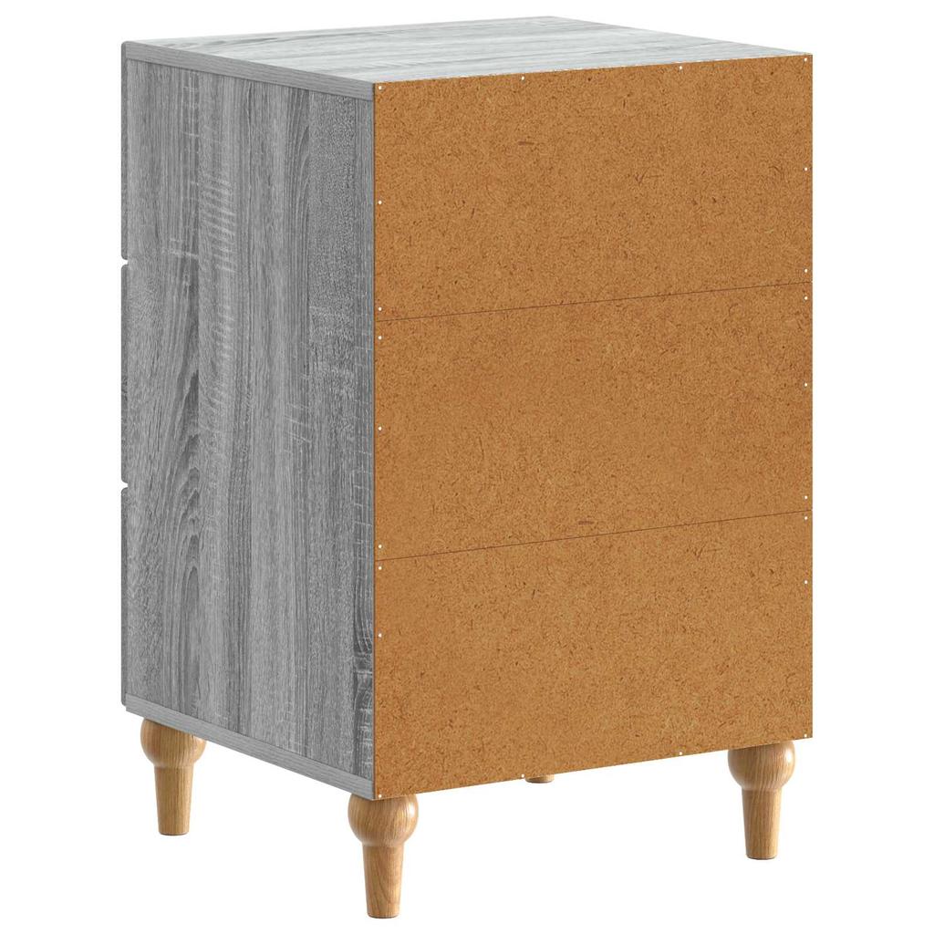 Nightstand Gray Sonoma 43 x 41 x 66.5 cm Particleboard