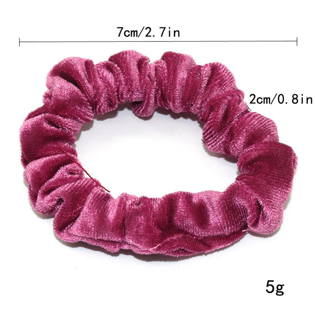 6pcs Scrunchies Women Velvet Scrunchy haar accessoires for boutique Cute Leopard High Quality Elastic Headwear Ponytail Hair Tie