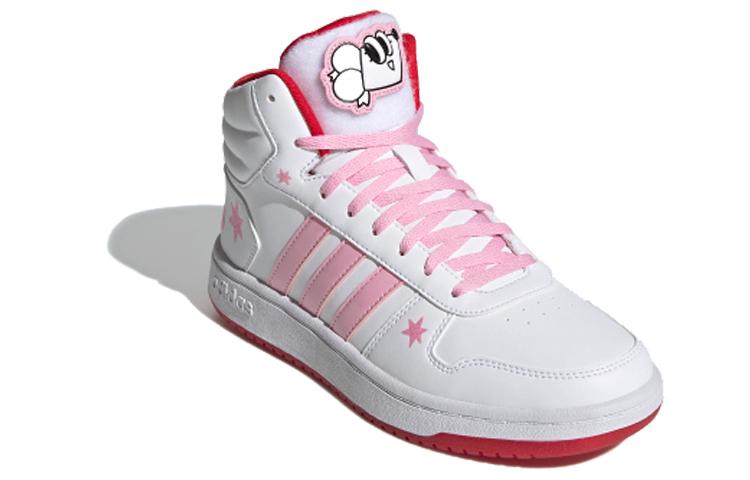 adidas Hoops 2.0 Mid 'White Pink' Women's FW8031
