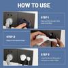 8 Pcs White Sealant Mastic Waterproof Duct Seal Repair Sealing Clay, Quick-Drying Duct Seal Putty for Wall Hole, Pipe Connection Holes Sealant Clay