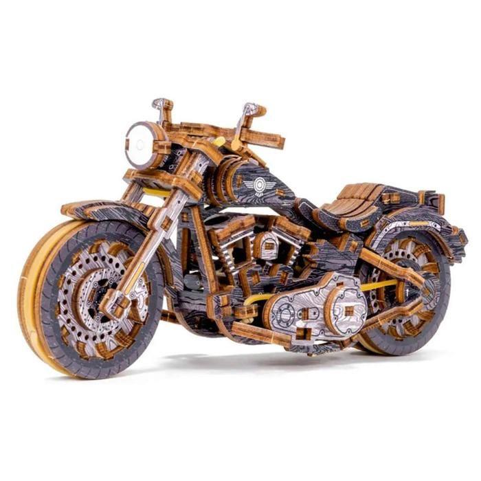 Dřevěný model : moto Cruiser V-Twin limitovaná edice