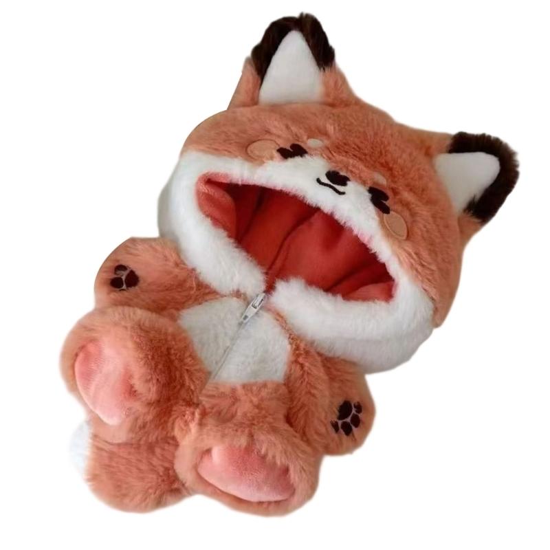 

Костюм животного для хлопковых кукол 20 см Мягкий и легко меняется Для детских творческих игр Стирка возможна Одежда