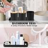 Bathroom Accessories Set - with Trash Can Toothbrush Holder Soap Dispenser Soap and Lotion Set Tumbler Cup