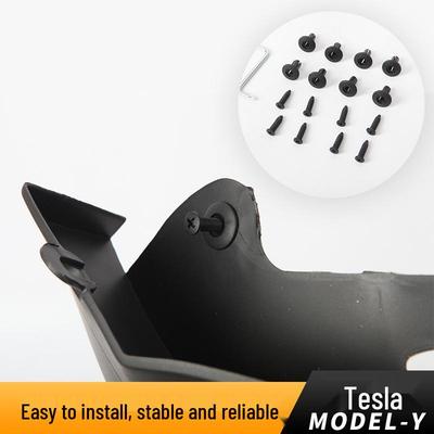 Tesla Model 3/Y Mudguards: Punch-Free Front and Rear Wheel Sand and Mud Protection Accessories.