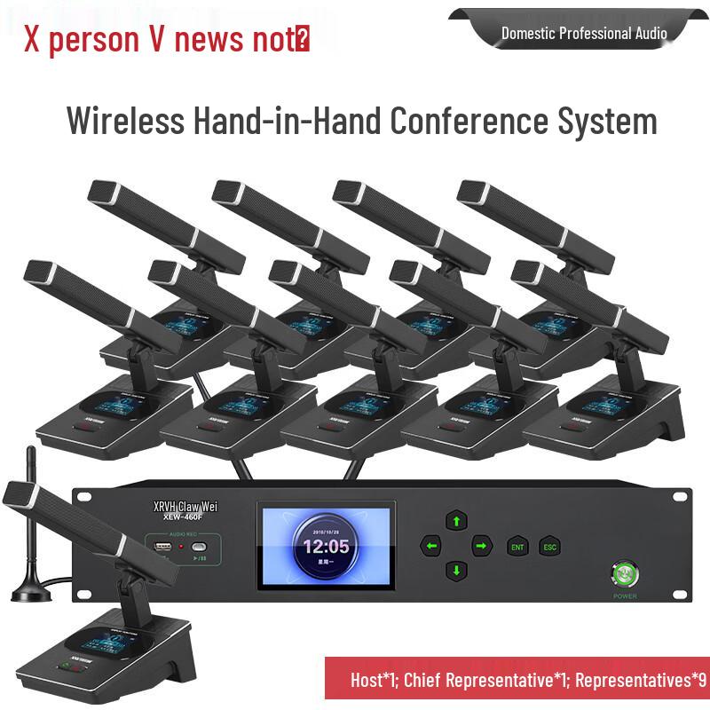 XEW-460 Professional Wireless Conference Microphone System (CN Version)