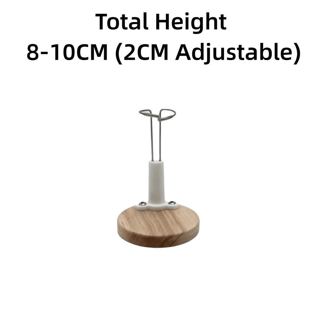 Metal Wire Support Doll Support Holder Wooden Base Doll Stand Figure Display Stand Collectibles