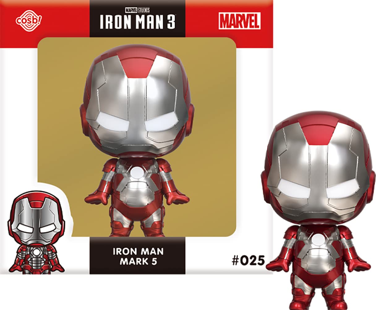 

Cosby Marvel Collection Iron Man Mark V #025 from the film Iron Man 3, non-scale figure, red, approximately 8cm tall, CBX064
