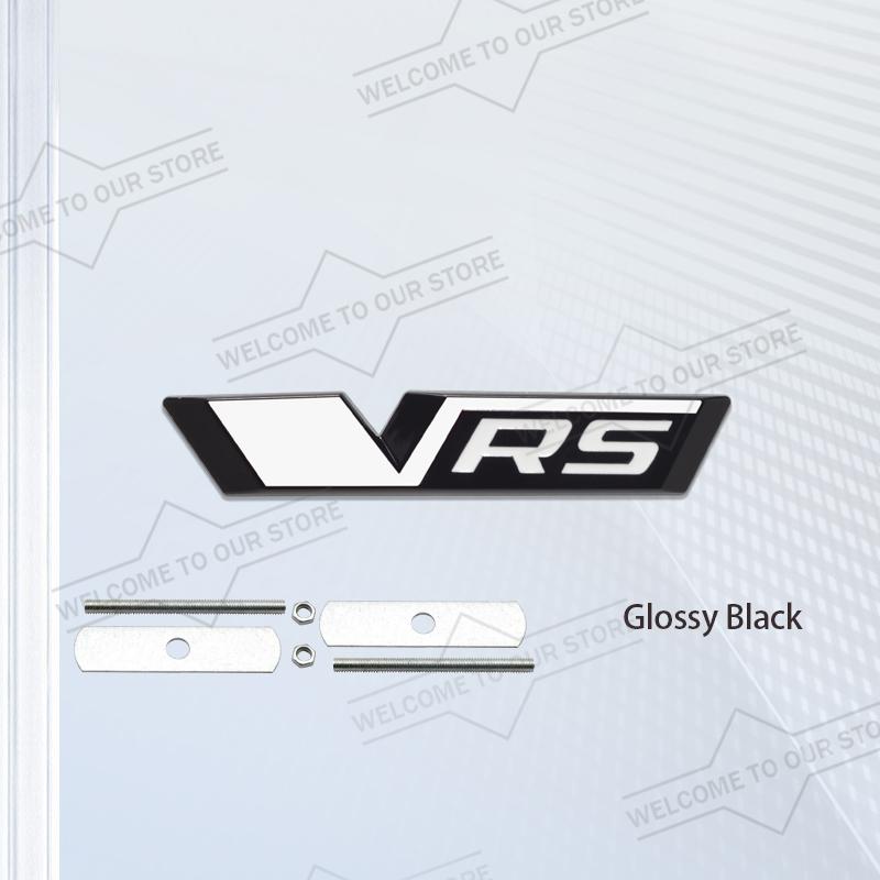 xnapd1 Car Styling New VRS Emblem Body Trunk 3D Metal Grille Badge Stickers Decal For Octavia Enyaq RS Elroq Kushaq Citigo Superb Scala