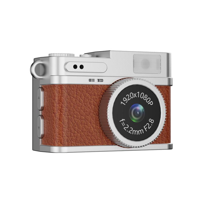 New S150 Super Mini Camera 0.96inch IPS Color Screen 1920x1080p Portable Pocket Cam Classic Design LED Fill Light Retro Small Camera Ornament
