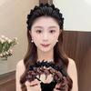 Women's 2025 Pleated Beaded High Crown Luxury Headband