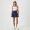 2026 Women's High Waist Knit Denim Pleated A-Line Skirt Shorts