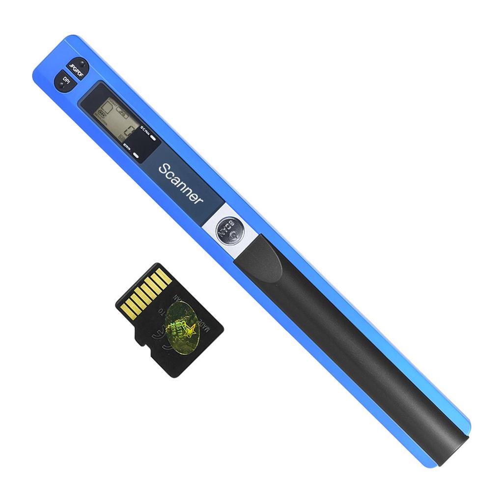 Hordozható kézi pálca vezeték nélküli lapolvasó A4-es méretű 900 DPI JPG/PDF formátumú LCD kijelző védelemmel