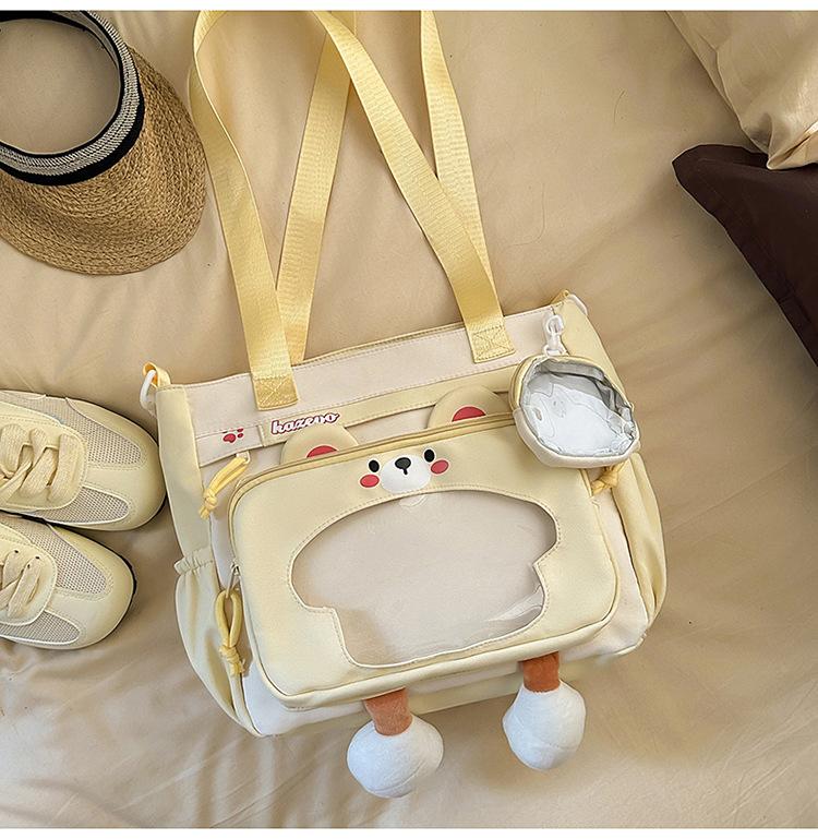 Schoolbag New High-value Japanese Ins Fresh and Sweet Candy-colored Backpack, Lightweight and Large-capacity Backpack for Junior and Senior High