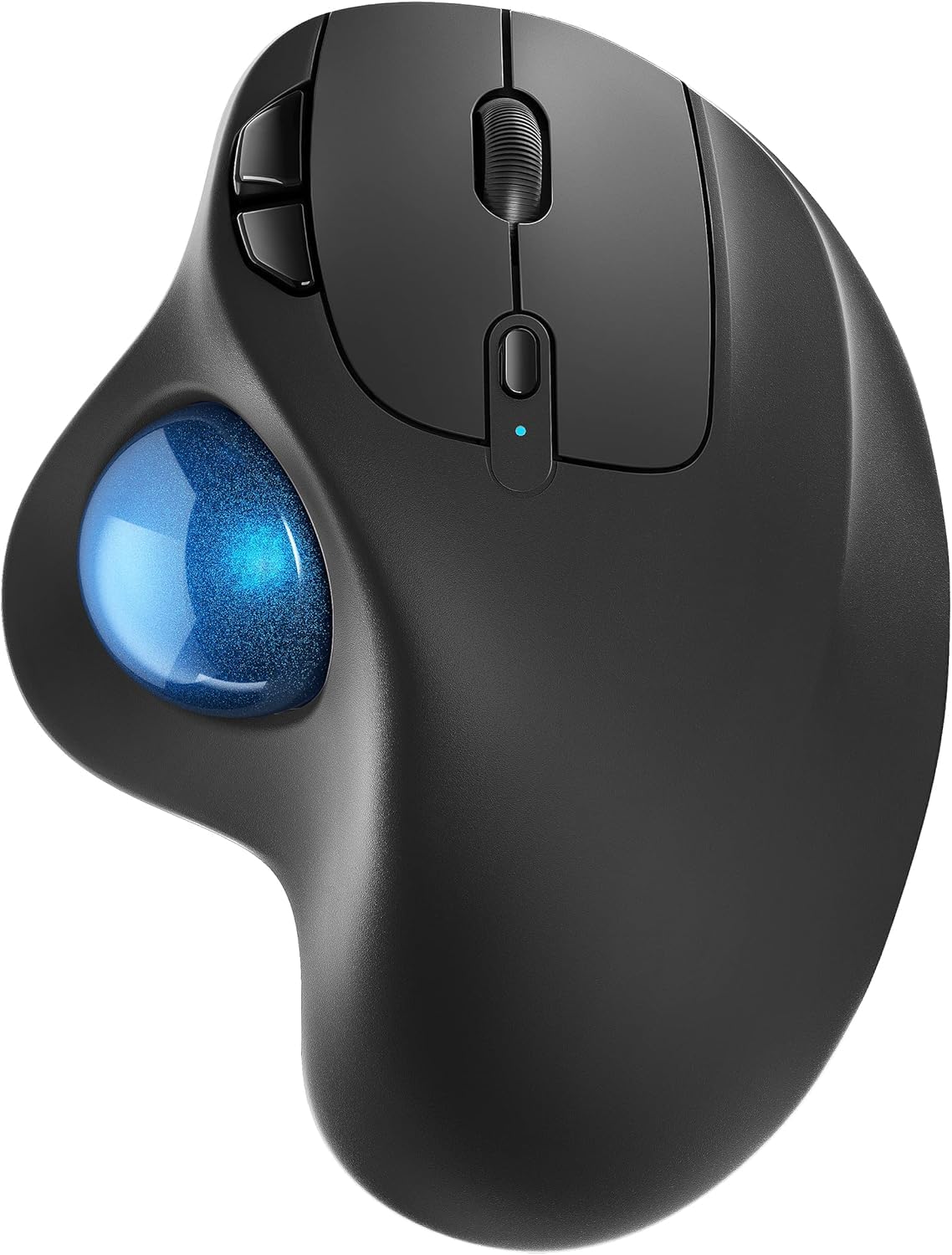 

Nulea M501 Wireless Trackball Connects to 3 DPI Thumb Ergonomic 6 Buttons with Compatible with Blue Mouse, Devices, Bluetooth/USB Connection, 4-Level синій