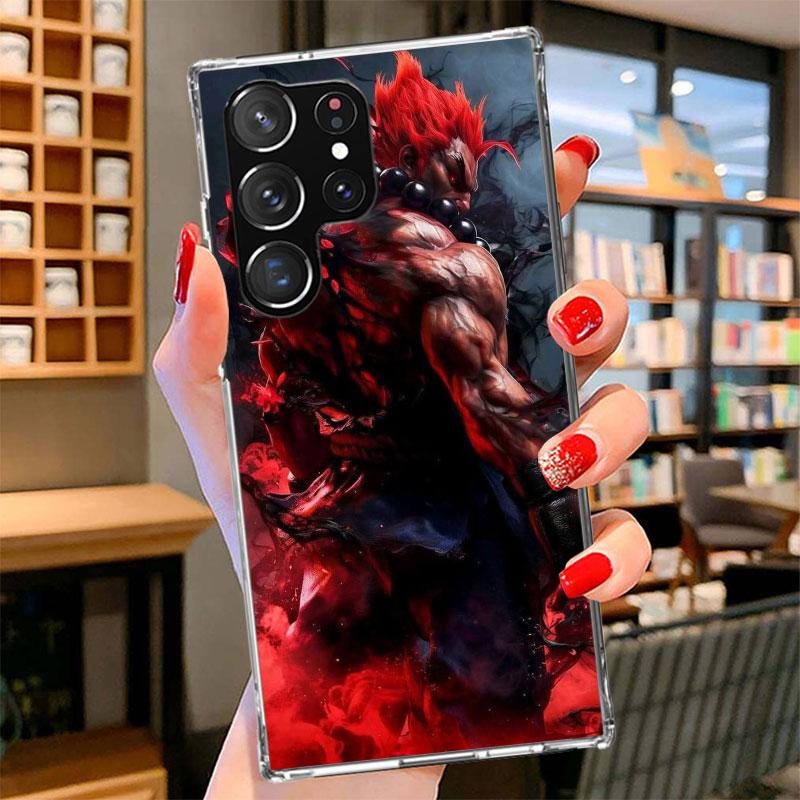 

Game S-Street F-FighterS Phone Case For Samsung Galaxy S26 S25 Edge S24 Ultra S23 S22 Plus S21 S20 FE Soft Fundas Shell Galaxy S Samsung S21